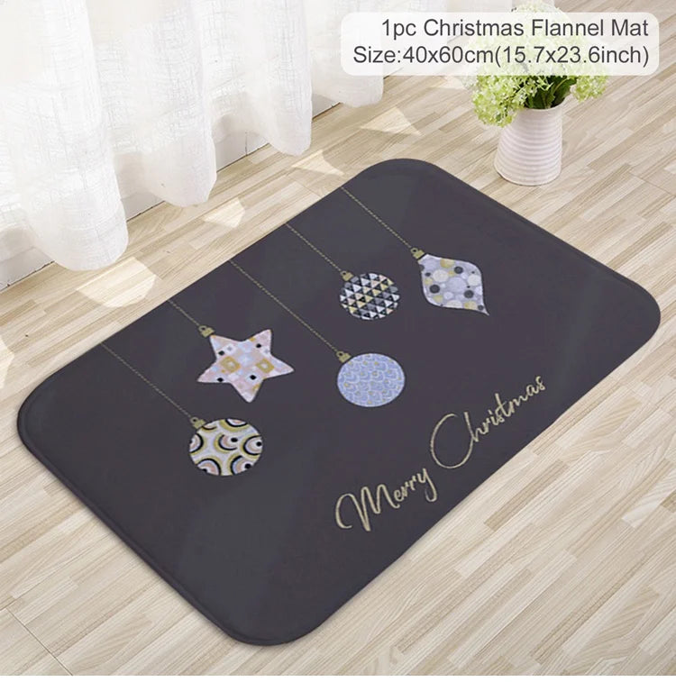Santa Claus Christmas Door Mat – Outdoor Welcome Carpet for Home Entryway Décor (2025–2026 Edition)
