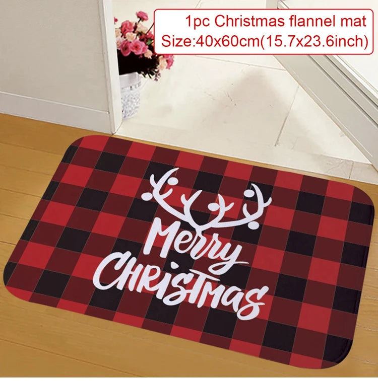 Santa Claus Christmas Door Mat – Outdoor Welcome Carpet for Home Entryway Décor (2025–2026 Edition)