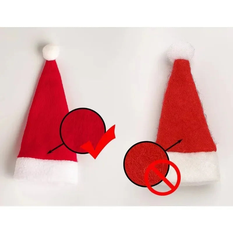 Santa Hat Cutlery Holders – 10/20-Pack Christmas Tableware Bags for Forks & Knives, Festive Table Décor (2025 Edition)