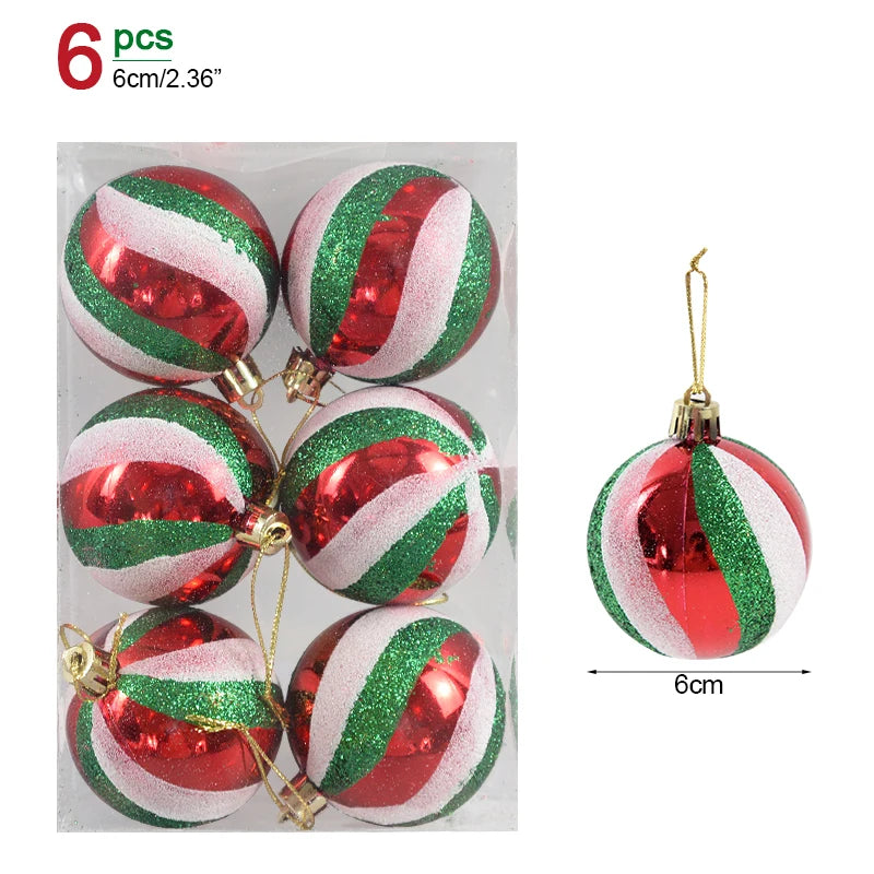 Christmas Ball Ornaments – 1 Box of Hanging Tree Pendants for Holiday Décor, Parties & Gifting (2025 Edition)