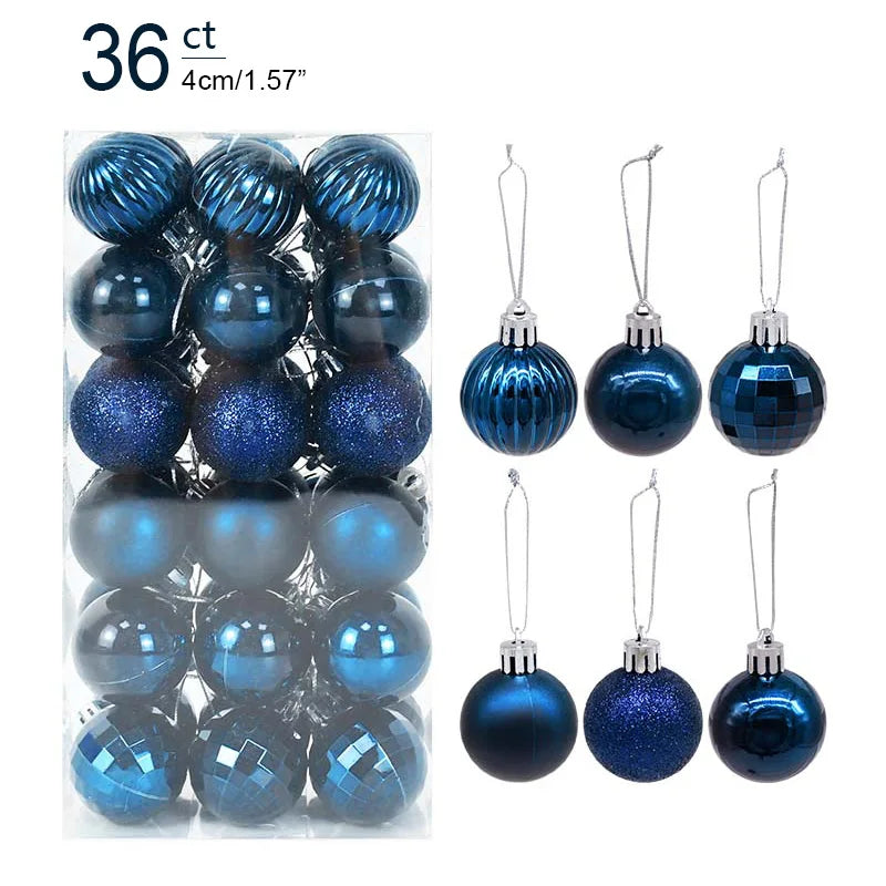 Christmas Ball Ornaments – 1 Box of Hanging Tree Pendants for Holiday Décor, Parties & Gifting (2025 Edition)