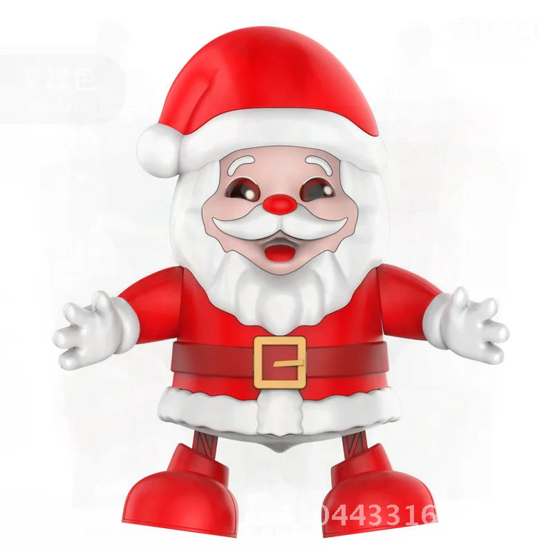 Electric Dancing Santa Claus Doll – 18CM Battery-Operated Christmas Tree Decoration with Music & Gift Box (2025 Edition)