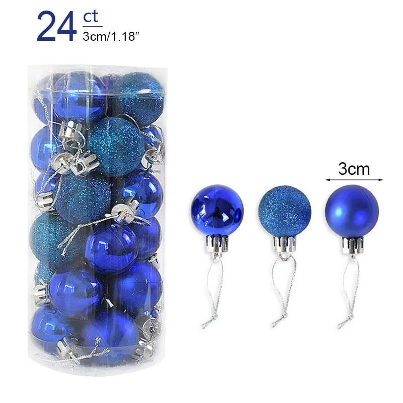 Christmas Ball Ornaments – 1 Box of Hanging Tree Pendants for Holiday Décor, Parties & Gifting (2025 Edition)