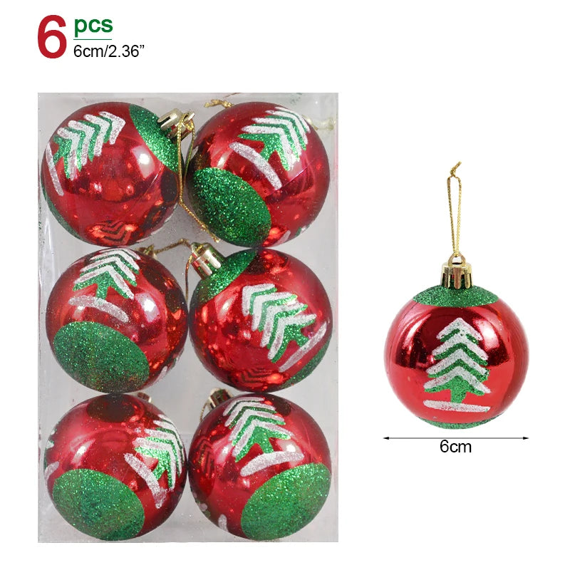 Christmas Ball Ornaments – 1 Box of Hanging Tree Pendants for Holiday Décor, Parties & Gifting (2025 Edition)
