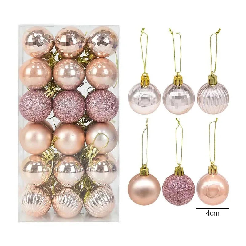 Christmas Ball Ornaments – 1 Box of Hanging Tree Pendants for Holiday Décor, Parties & Gifting (2025 Edition)