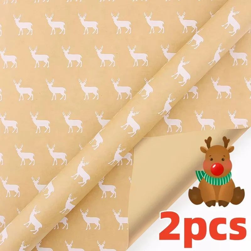 Christmas Gift Wrapping Paper Roll β Snowflake & Tree Pattern (16.9" Γ 590") Eco-Friendly Holiday Packaging for Presents (2025 Edition)