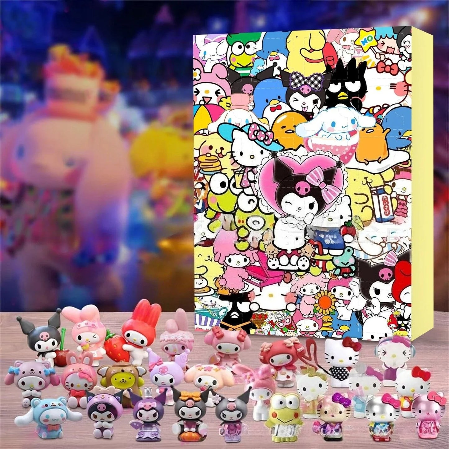 Cartoon Advent Calendar– 24-Day Countdown Resin Gift with Stitch & Santa Designs for Christmas & New Year (2025 Edition)