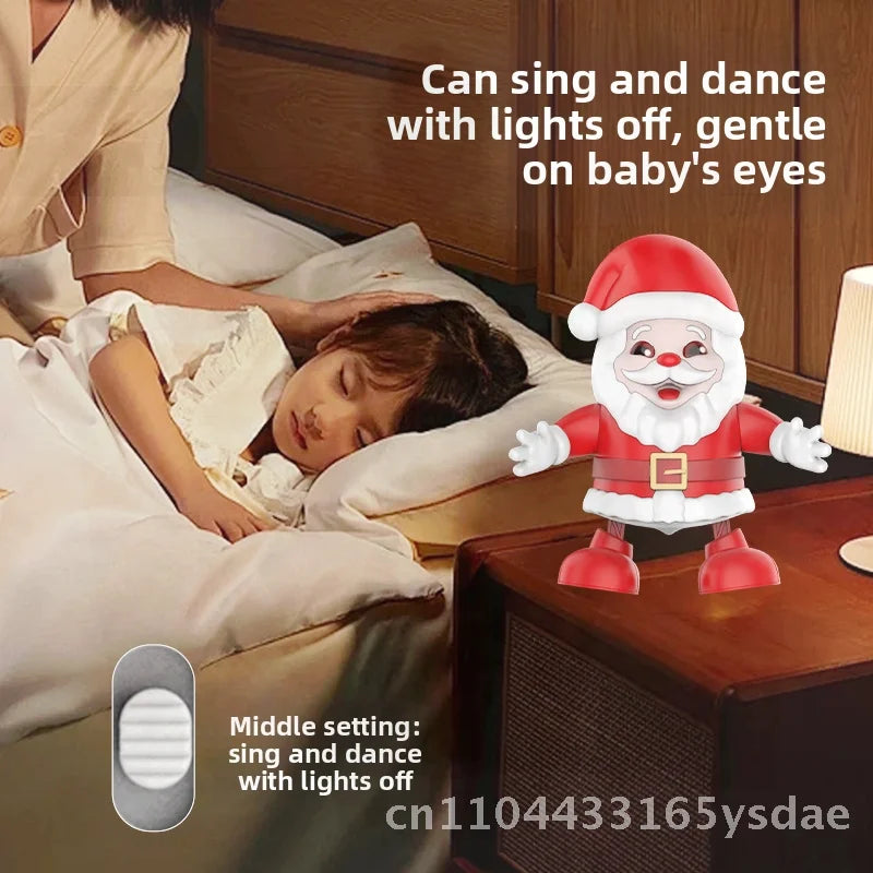 Electric Dancing Santa Claus Doll – 18CM Battery-Operated Christmas Tree Decoration with Music & Gift Box (2025 Edition)