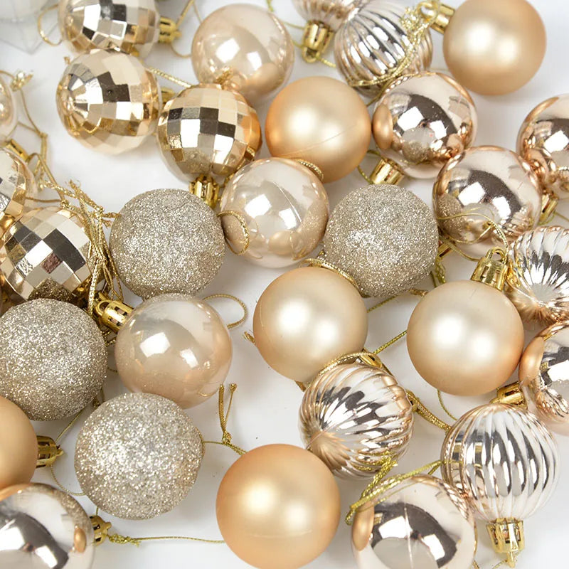 Christmas Ball Ornaments – 1 Box of Hanging Tree Pendants for Holiday Décor, Parties & Gifting (2025 Edition)