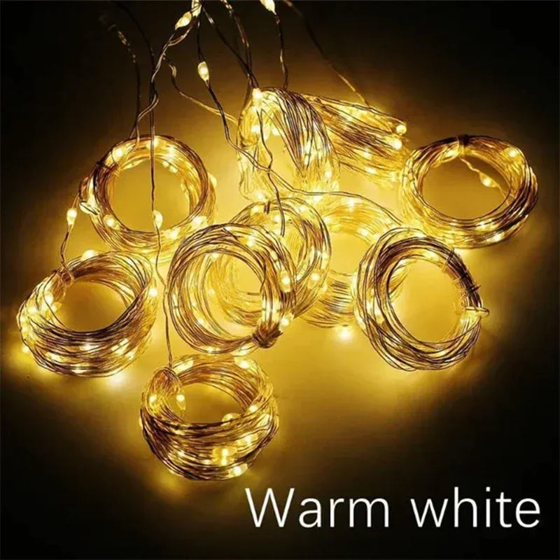 3M LED Curtain String Lights – USB-Powered Fairy Garland with 8 Modes (2025 Edition)