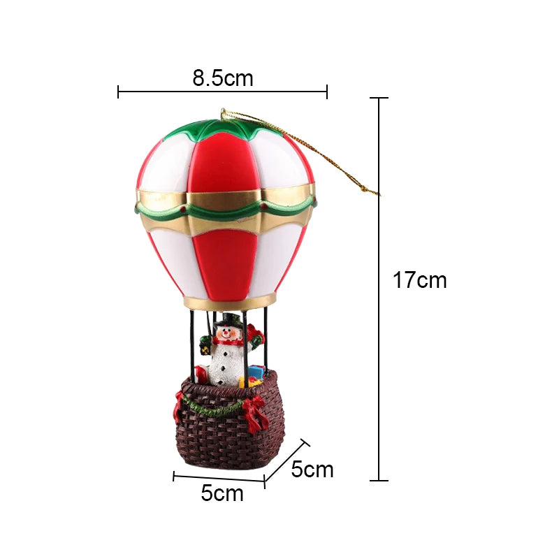 Christmas Glowing Resin Ornament – LED Santa, Snowman & Fireplace Night Light for Holiday Décor & Kids’ Gifts (2025 Edition)