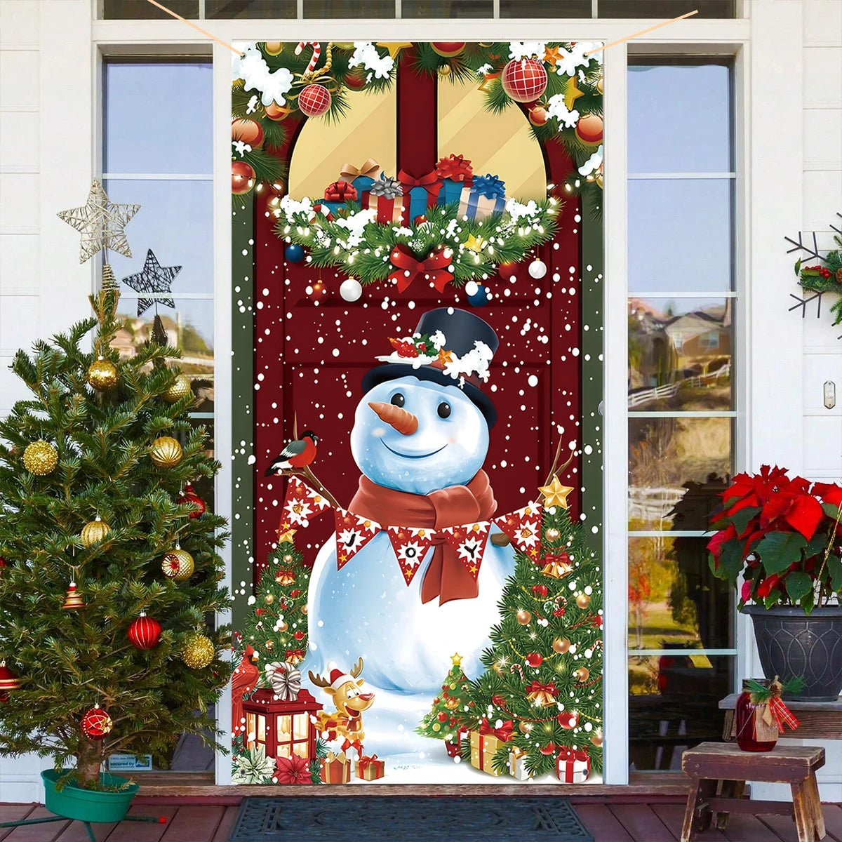Christmas Hanging Flag – Festive Door & Home Decoration with Weather-Resistant Fabric for Indoor/Outdoor Use (2025 Edition)
