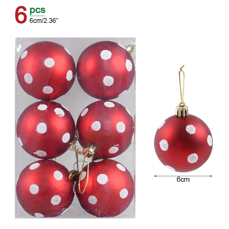 Christmas Ball Ornaments – 1 Box of Hanging Tree Pendants for Holiday Décor, Parties & Gifting (2025 Edition)