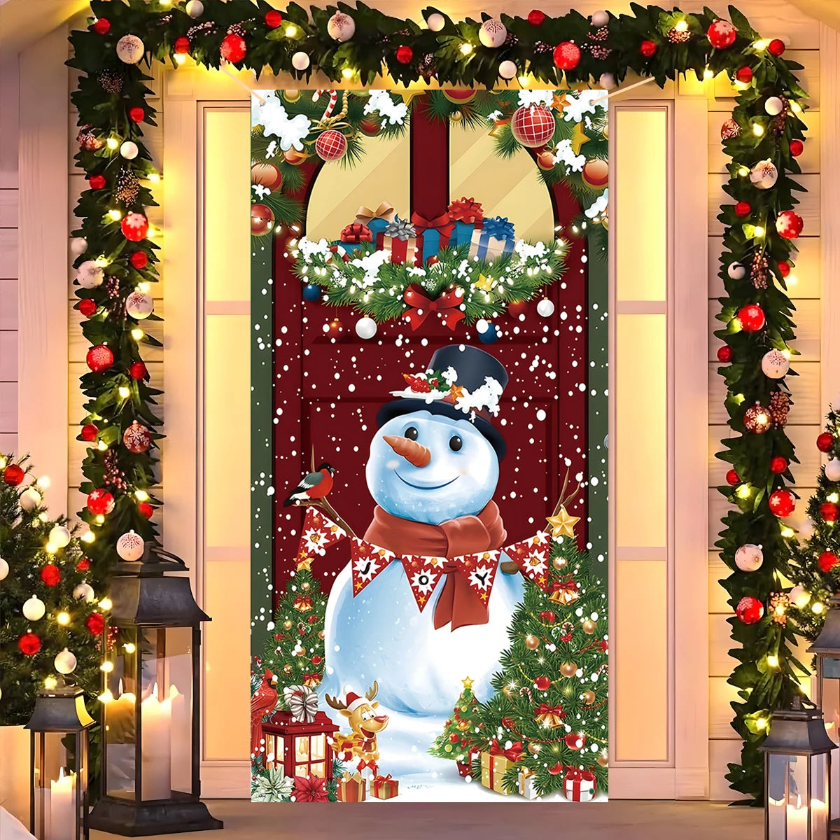 Christmas Hanging Flag – Festive Door & Home Decoration with Weather-Resistant Fabric for Indoor/Outdoor Use (2025 Edition)