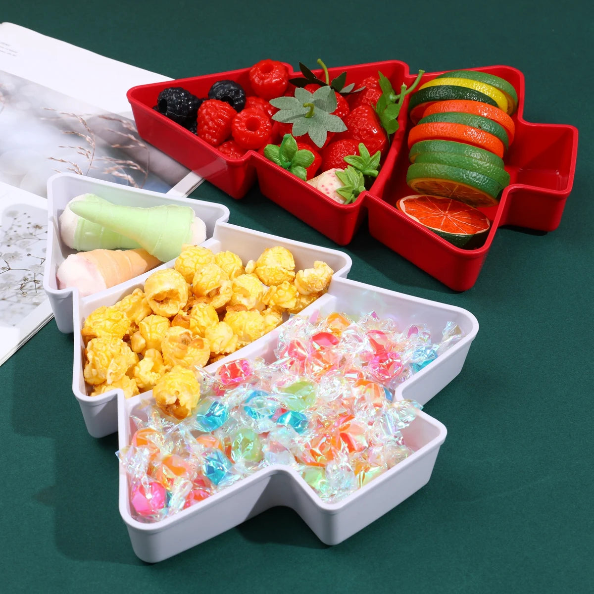 Christmas Tree Fruit Plate – Festive Tableware for Holiday Snacks, Décor & Gifting (2025 Edition)