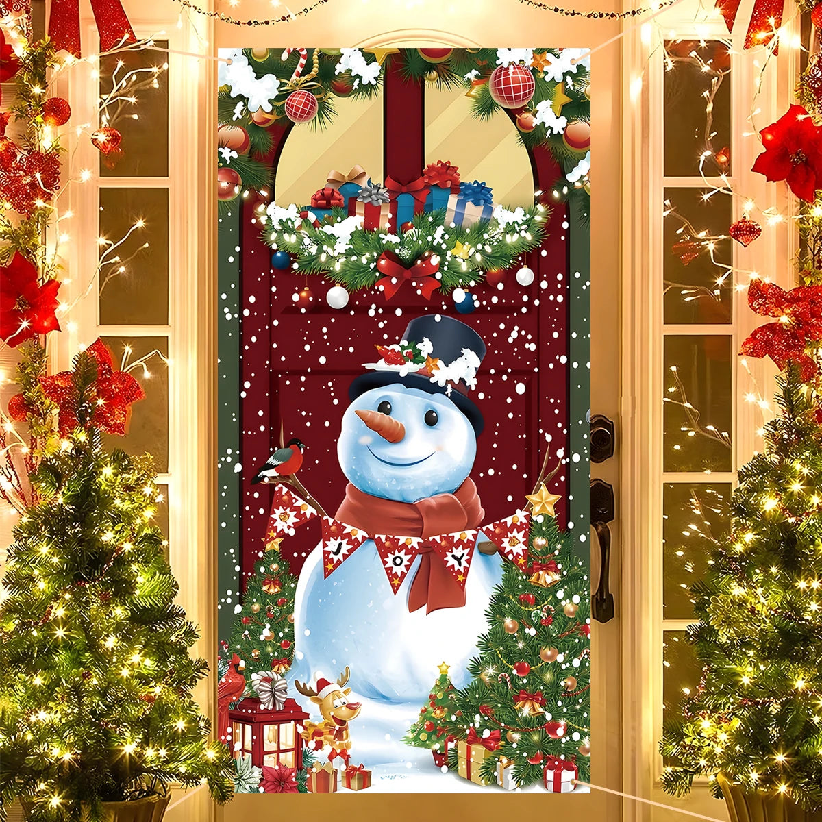 Christmas Hanging Flag – Festive Door & Home Decoration with Weather-Resistant Fabric for Indoor/Outdoor Use (2025 Edition)