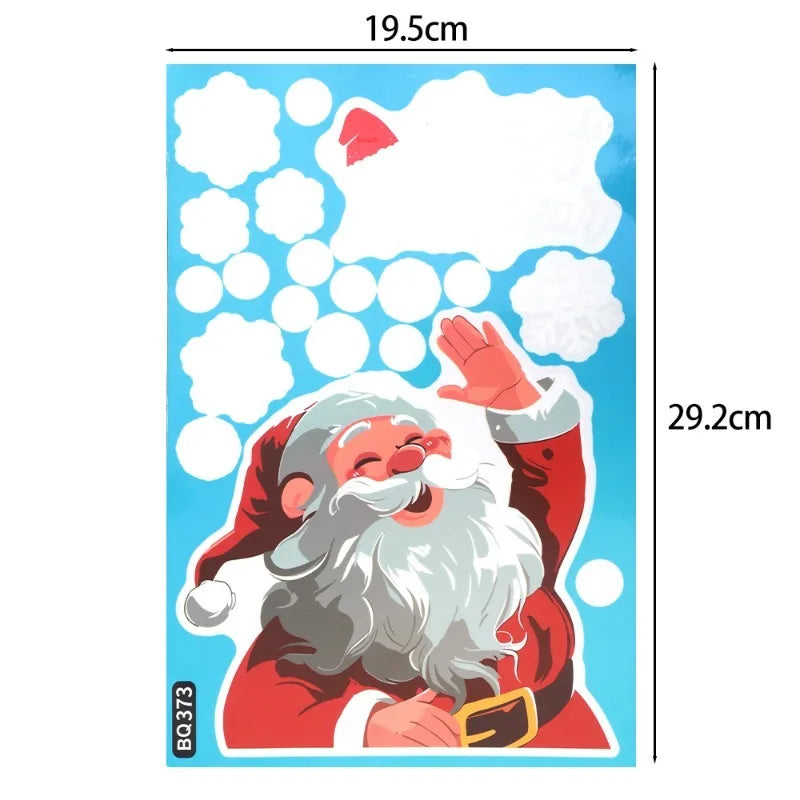 Christmas Window Decals – Static PVC Glass Stickers with Double-Sided Printing for Festive Home Décor & DIY Fun (2025 Edition)