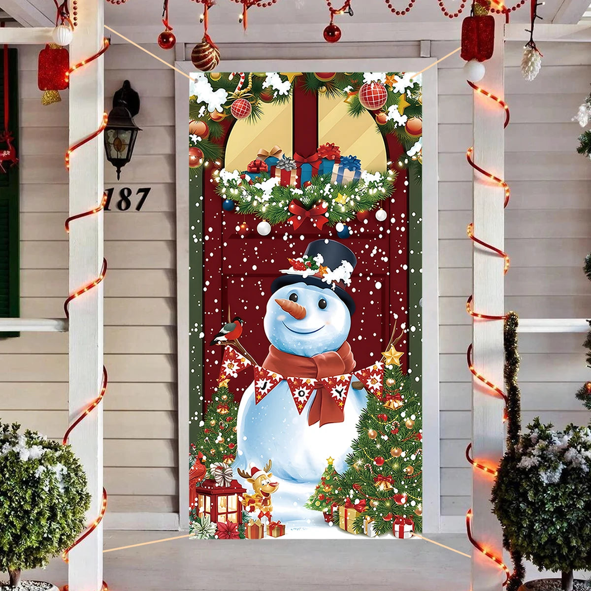 Christmas Hanging Flag – Festive Door & Home Decoration with Weather-Resistant Fabric for Indoor/Outdoor Use (2025 Edition)