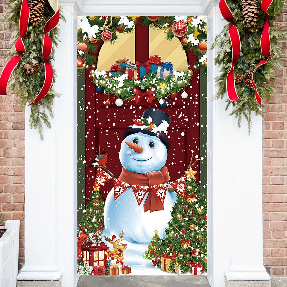 Christmas Hanging Flag – Festive Door & Home Decoration with Weather-Resistant Fabric for Indoor/Outdoor Use (2025 Edition)