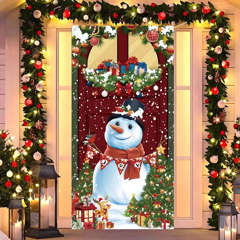 Christmas Hanging Flag – Festive Door & Home Decoration with Weather-Resistant Fabric for Indoor/Outdoor Use (2025 Edition)