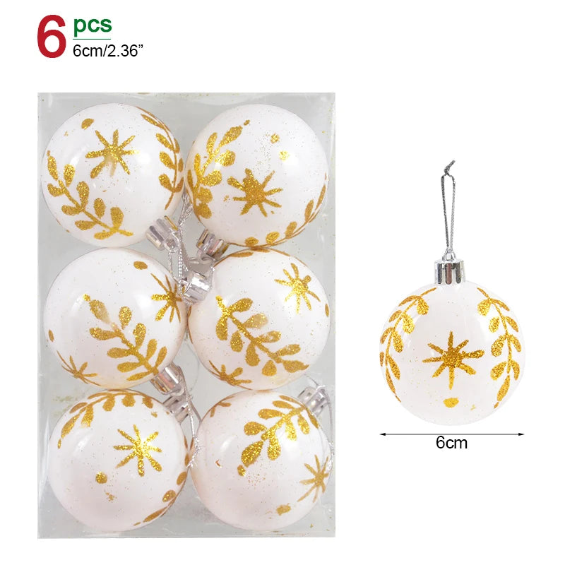 Christmas Ball Ornaments – 1 Box of Hanging Tree Pendants for Holiday Décor, Parties & Gifting (2025 Edition)
