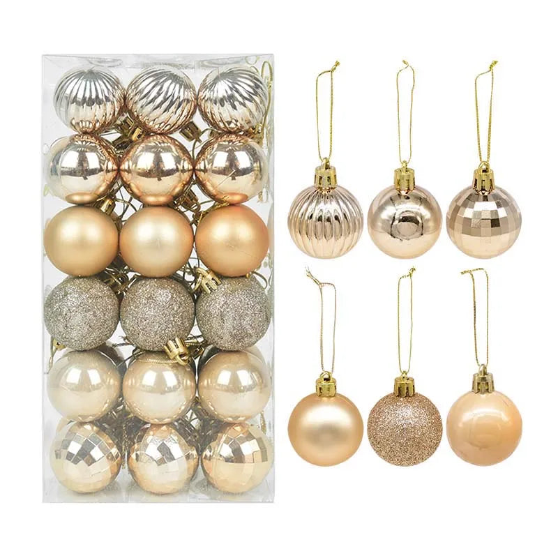 Christmas Ball Ornaments – 1 Box of Hanging Tree Pendants for Holiday Décor, Parties & Gifting (2025 Edition)
