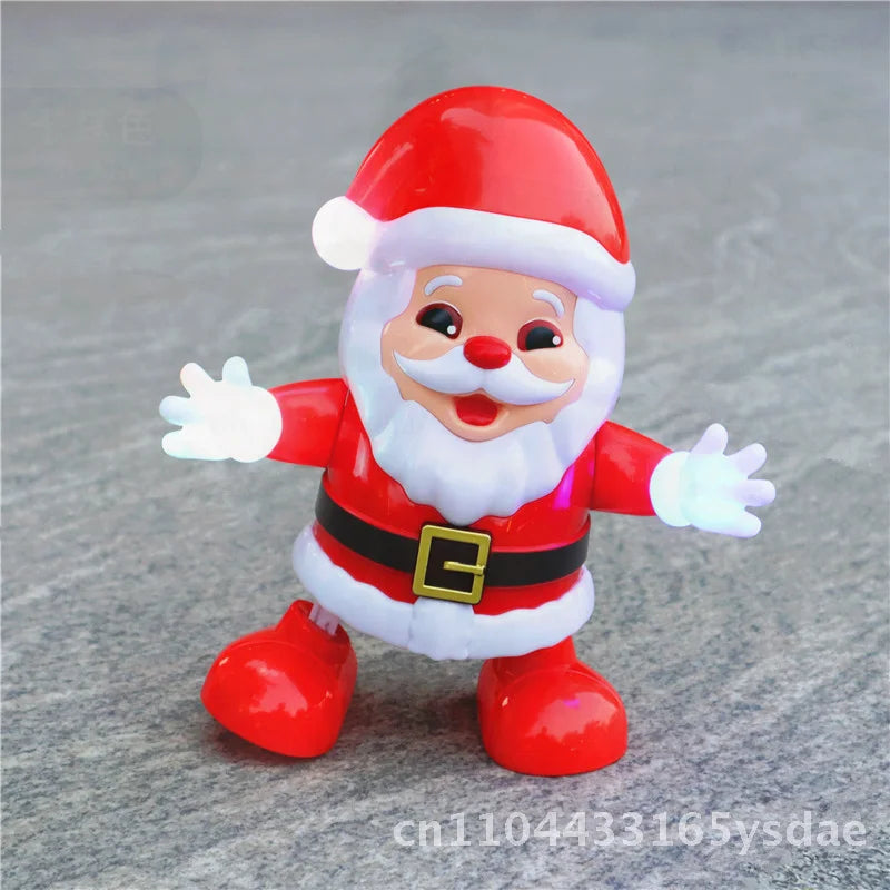 Electric Dancing Santa Claus Doll – 18CM Battery-Operated Christmas Tree Decoration with Music & Gift Box (2025 Edition)
