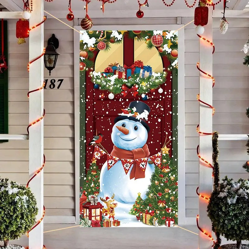 Christmas Hanging Flag – Festive Door & Home Decoration with Weather-Resistant Fabric for Indoor/Outdoor Use (2025 Edition)
