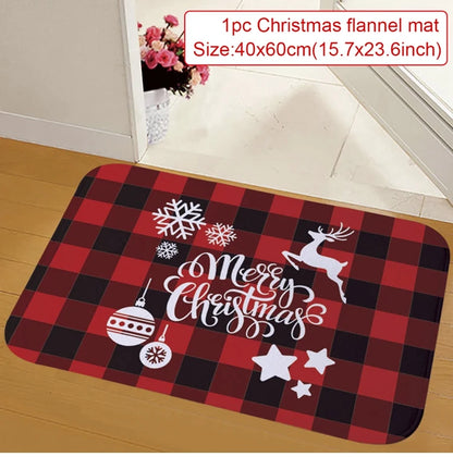 Santa Claus Christmas Door Mat – Outdoor Welcome Carpet for Home Entryway Décor (2025–2026 Edition)