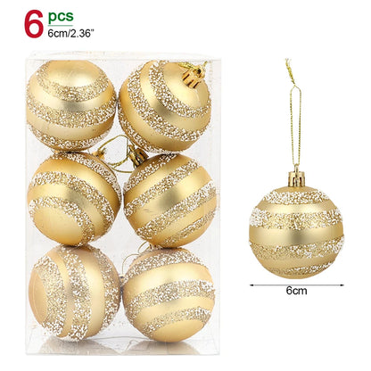 Christmas Ball Ornaments – 1 Box of Hanging Tree Pendants for Holiday Décor, Parties & Gifting (2025 Edition)