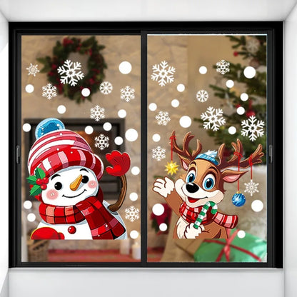 Christmas Window Decals – Static PVC Glass Stickers with Double-Sided Printing for Festive Home Décor & DIY Fun (2025 Edition)