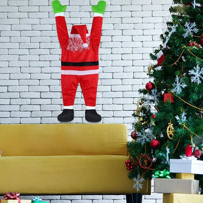 Climbing Santa Claus Decoration – Plush Window & Outdoor Display with Adhesive Tape for Creative Holiday Styling (2025 Edition)
