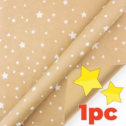 Christmas Gift Wrapping Paper Roll – Snowflake & Tree Pattern (16.9" × 590") Eco-Friendly Holiday Packaging for Presents (2025 Edition)