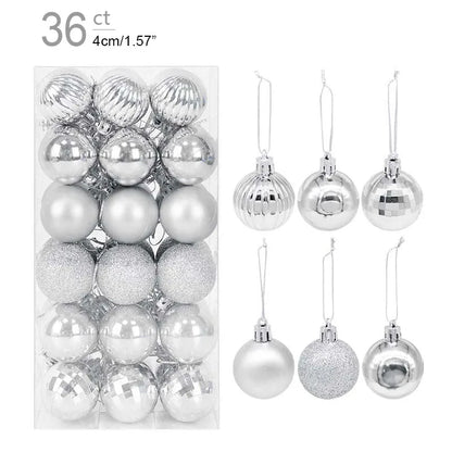 Christmas Ball Ornaments – 1 Box of Hanging Tree Pendants for Holiday Décor, Parties & Gifting (2025 Edition)