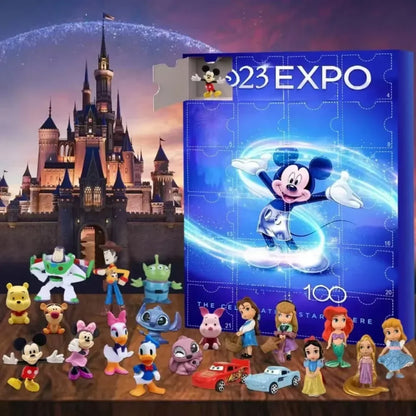 Cartoon Advent Calendar– 24-Day Countdown Resin Gift with Stitch & Santa Designs for Christmas & New Year (2025 Edition)