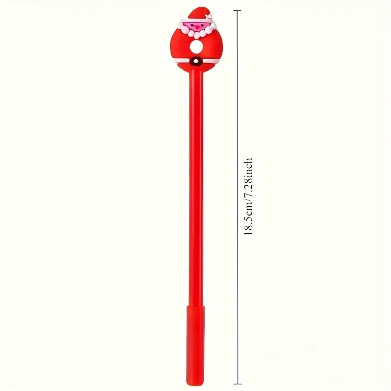 12‑Piece Christmas Neutral Pens – Holiday Stationery Set for Office, Study & Student Gifts