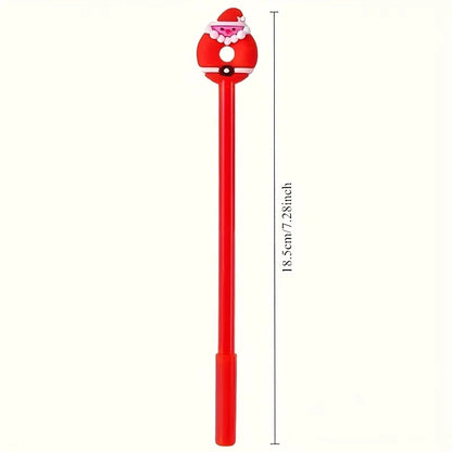 12‑Piece Christmas Neutral Pens – Holiday Stationery Set for Office, Study & Student Gifts