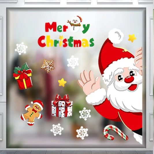 Christmas Window Decals – Static PVC Glass Stickers with Double-Sided Printing for Festive Home Décor & DIY Fun (2025 Edition)