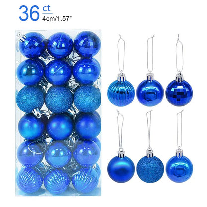 Christmas Ball Ornaments – 1 Box of Hanging Tree Pendants for Holiday Décor, Parties & Gifting (2025 Edition)