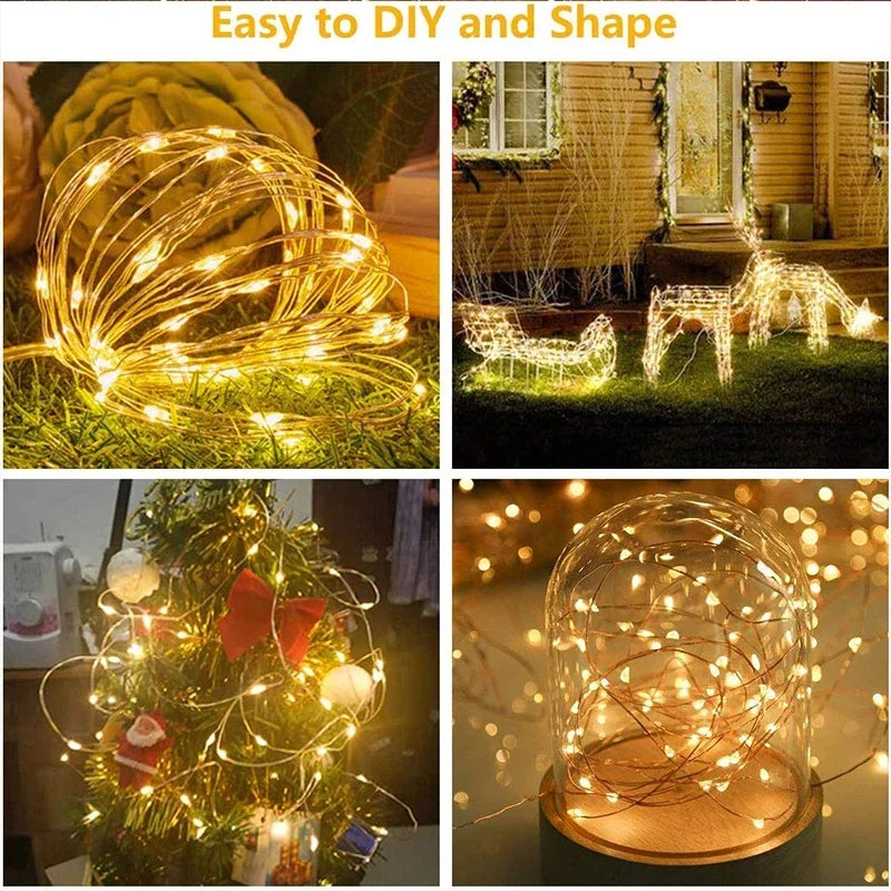 3M LED Curtain String Lights – USB-Powered Fairy Garland with 8 Modes (2025 Edition)