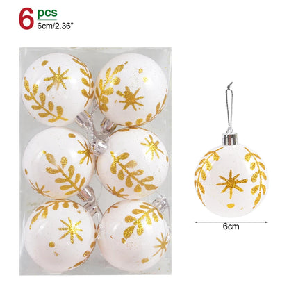 Christmas Ball Ornaments – 1 Box of Hanging Tree Pendants for Holiday Décor, Parties & Gifting (2025 Edition)