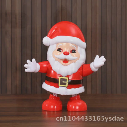 Electric Dancing Santa Claus Doll – 18CM Battery-Operated Christmas Tree Decoration with Music & Gift Box (2025 Edition)