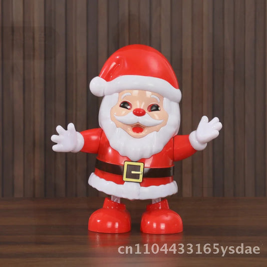 Electric Dancing Santa Claus Doll – 18CM Battery-Operated Christmas Tree Decoration with Music & Gift Box (2025 Edition)