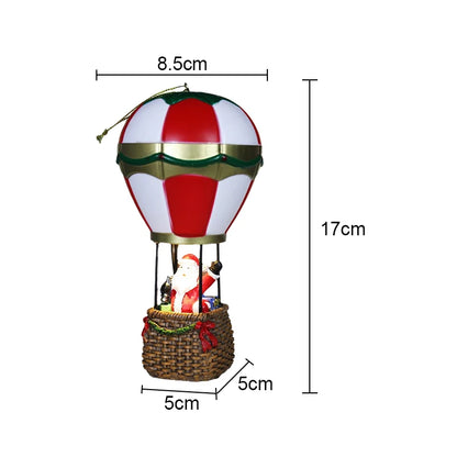 Christmas Glowing Resin Ornament – LED Santa, Snowman & Fireplace Night Light for Holiday Décor & Kids’ Gifts (2025 Edition)